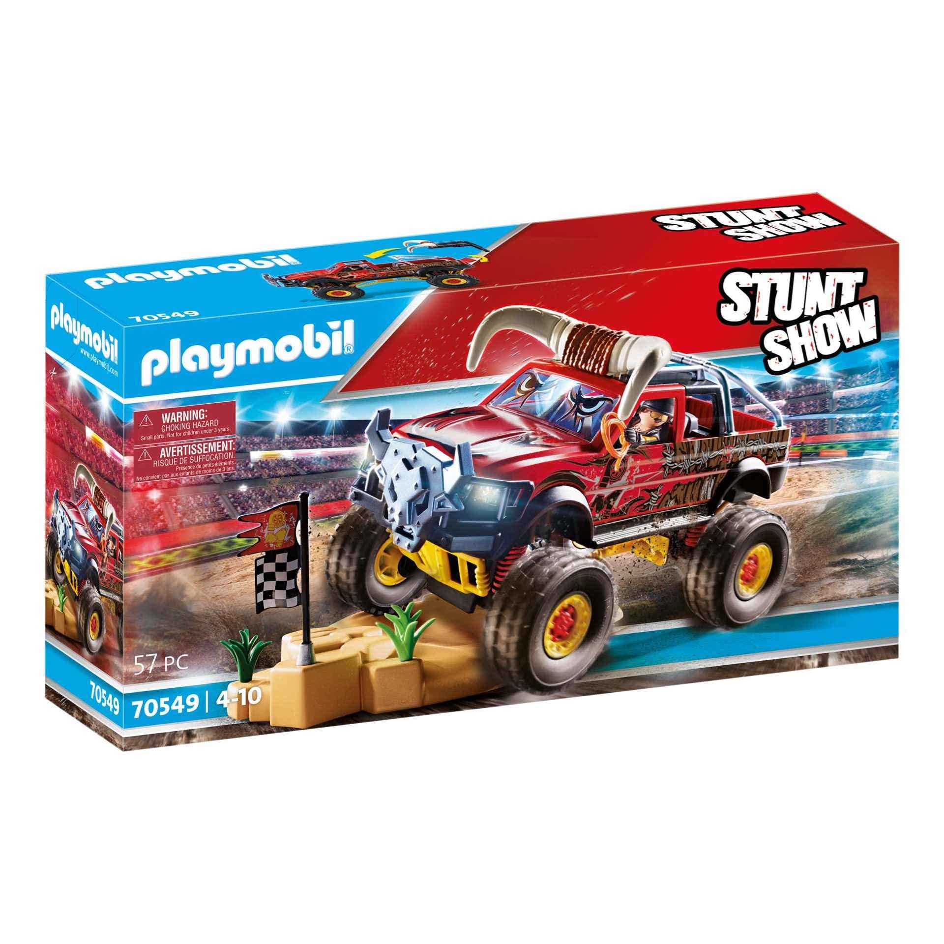 Playmobil 70549 Stunt Show Bull Monster Truck, for Children Ages 4-10, Fun Imaginative Role-Play, PlaySets Suitable for Children Ages 4+ — image 1