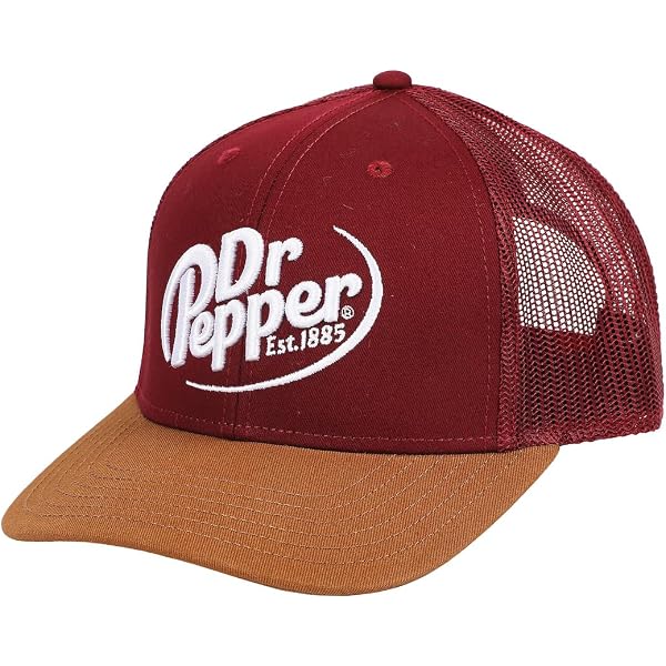 Tee Luv Vintage Drink Dr Pepper Hat - Mesh Back Dr Pepper  display picture 1