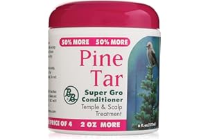 BRONNER BROS Pine Tar Super Gro Hair and Scalp Bonus, 6 Ounce 6.0 Ounce