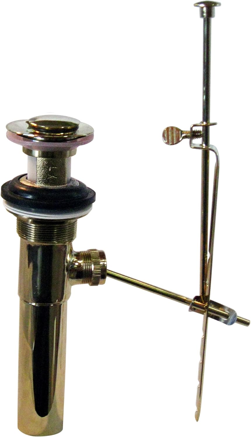 Westbrass D412 2 03 Pop Up Lavatory Drain With Overflow Holes Exposed Westbrass D412 2 03 Pop Up Lavatory Drain With Overflow Holes Exposed