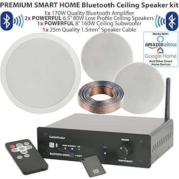Premium Smart Home Bluetooth Speaker Sub Kit 2x 80w Amazon Co