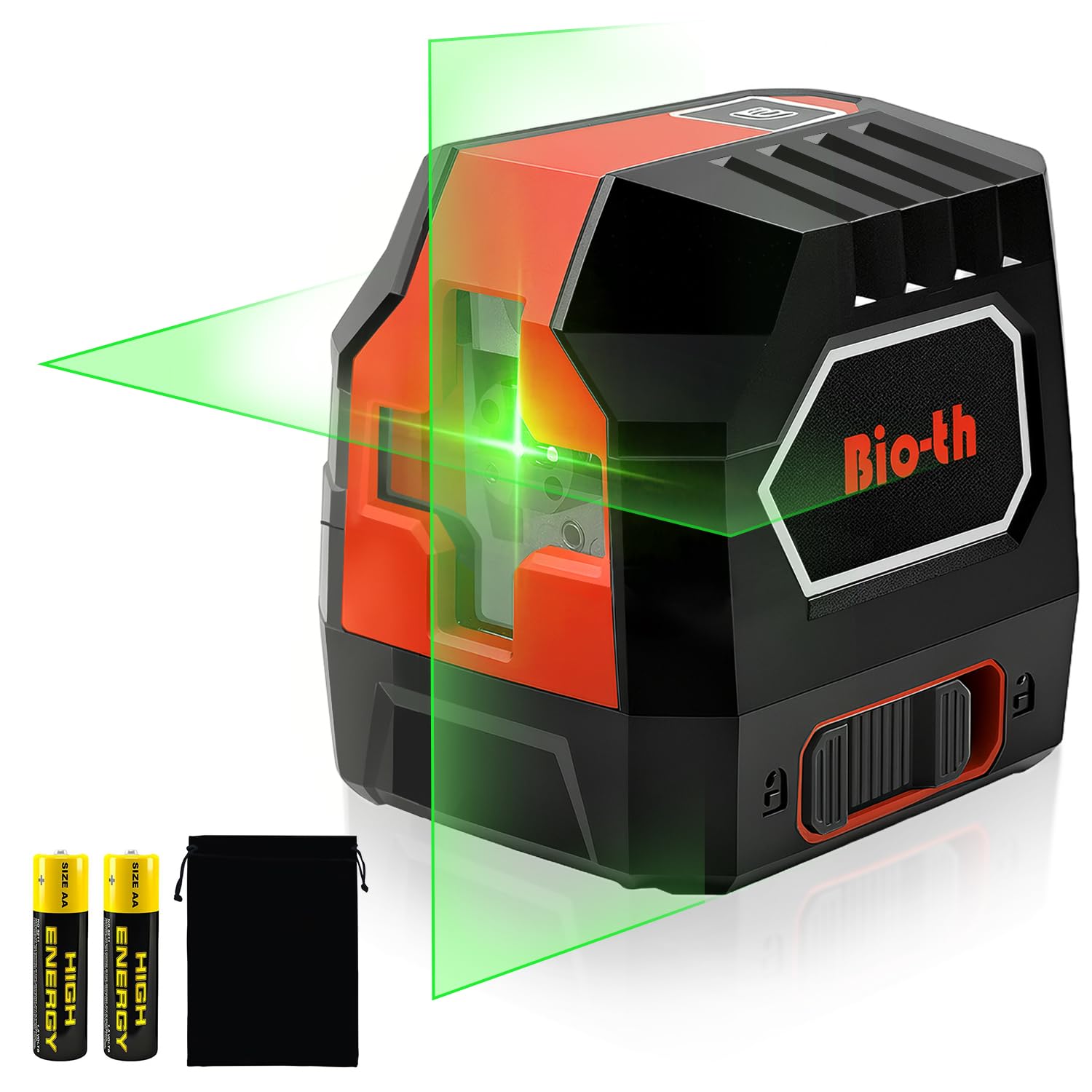 Photo 1 of Laser Level Self Leveling Green Cross Line,Lazer Level for Picture Hanging,100ft,Rotatable 360 Degree,4 Brightness Adjustment, IP54 Waterproof, DIY, Construction, Magnetic Base, Battery, Carrying Bag