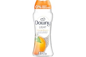 Downy Light Laundry Scent Booster Beads, Orange Blossom Scent, In-wash fabric beads designed to be gentle with a light boost 