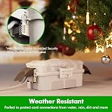 [Restmo] 2 Pack Weatherproof Electrical Box IP55 Indoor/Outdoor Cover view 6