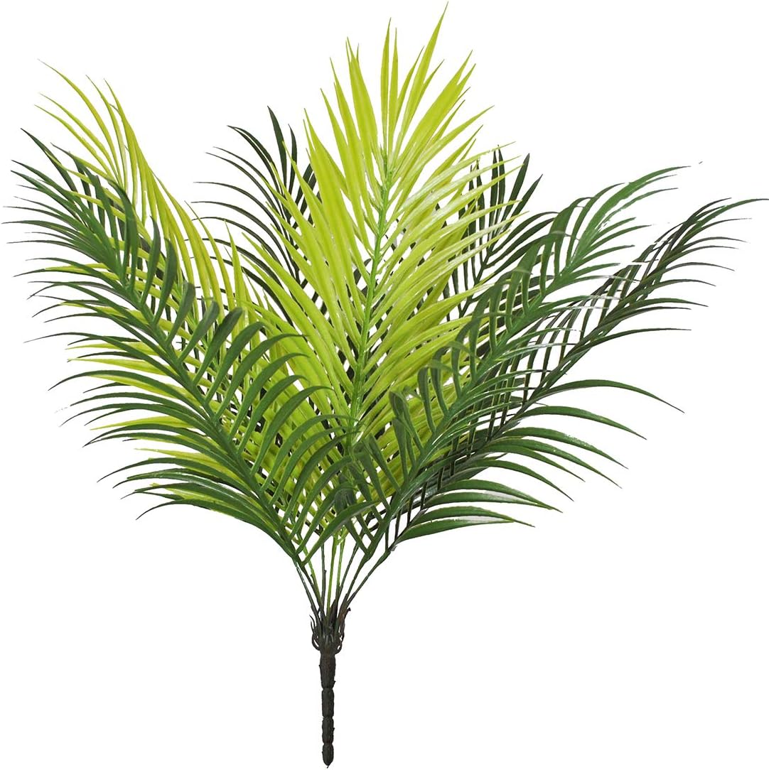20" Artificial Palm Leaf Bush Greenery Plants