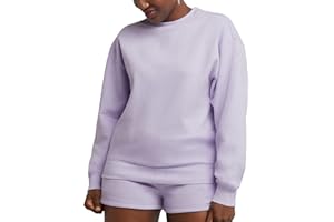 Hanes Originals Women's Fleece Sweatshirt, Midweight Sweatshirt for Women, Placed Flowers