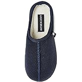 Lucky Brand Boys Micro Suede Sherpa Clog Slippers Warm Cozy Indoor Outdoor Slip On House Shoes Plush Lined Comfort Clogs