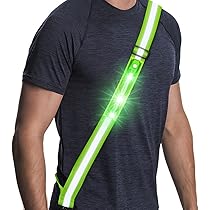 Led Reflective Vest USB Rechargeable Running Gear Night Light Up