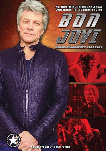 Jon Bon Jovi 2021 Large A3 Poster Size Wall Calendar By Dream Amazon Co Uk Beauty