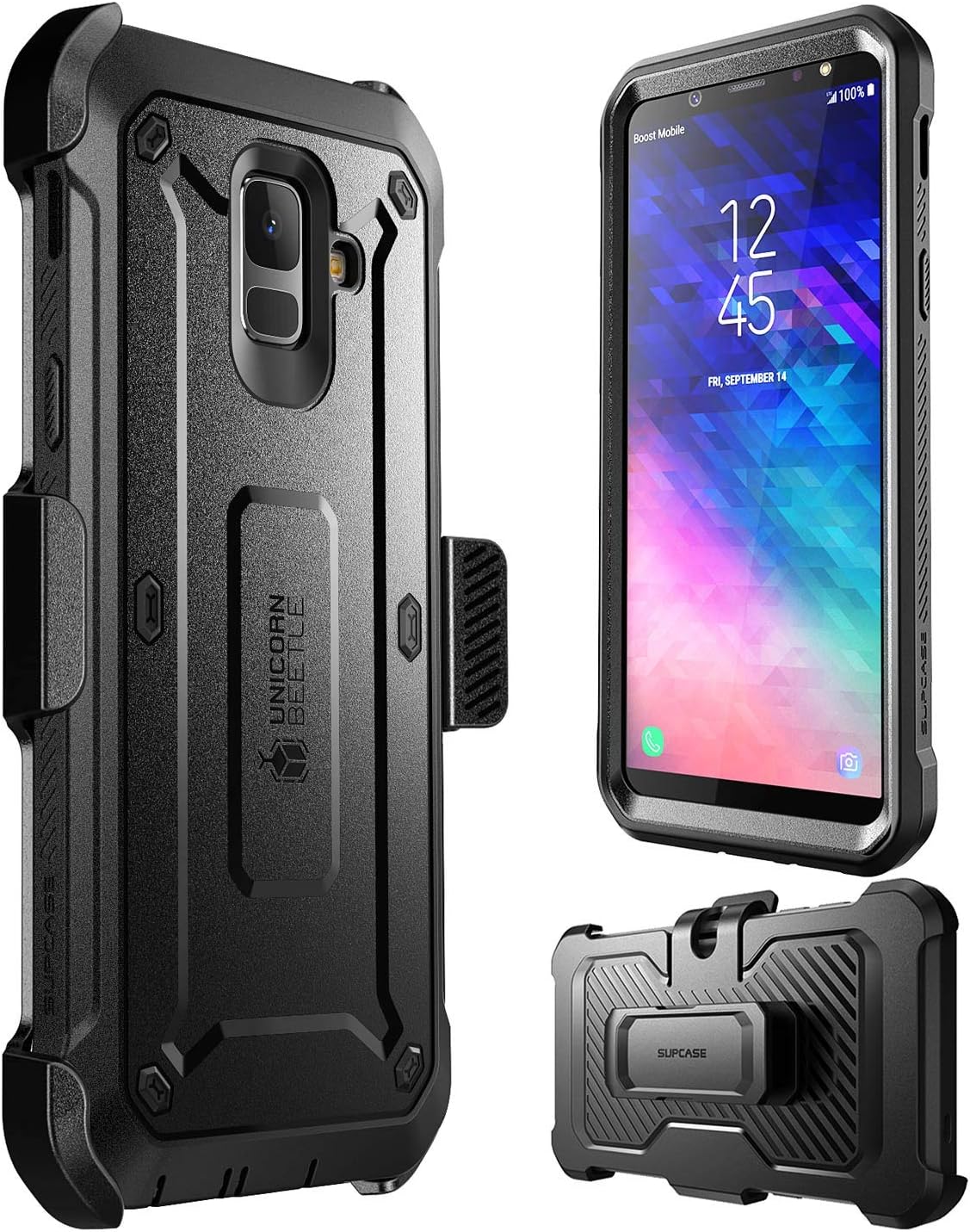 Samsung Galaxy a6 plus bolso funda flip case-BVB spray estadio