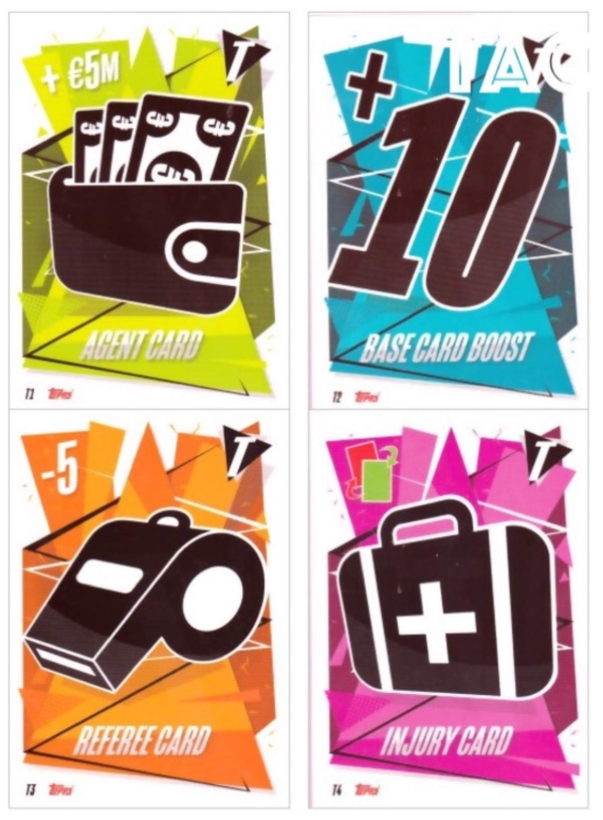 Topps Match Attax CHAMPIONS LEAGUE 20/21 FULL SET OF ALL 4 TACTIC CARDS