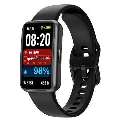 Enfit Fitness Trackers,Smart Watch with 1.47" Color Screen,100+Sport Modes Fitness Watch with Heart Rate Sleep Monitor, Pedometer Step Counter Watch, 3TAM Waterproof Activity Trackers for Women Men,BK