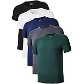CF Men's Undershirts Moisture Wicking T-Shirts Crewneck Soft Tees for Men Classic Slim Fit T-Shirt