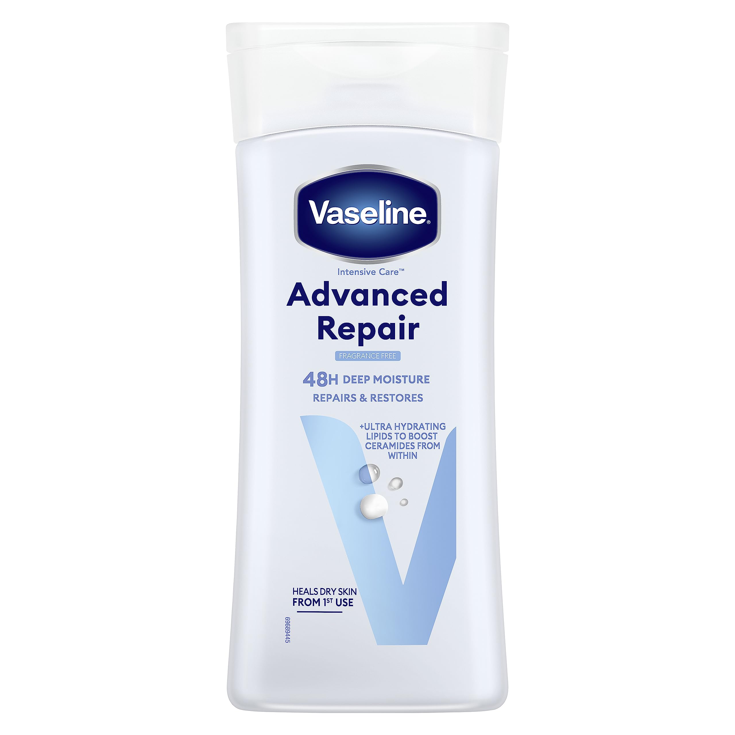 Vaseline Intensive Care Advanced Repair Unscented Body Lotion with Vaseline jelly for dry skin 200 ml