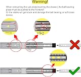 VADANIA 800mm Soft Close Heavy Duty Drawer Slides 120kg 3-Fold Ext view 9