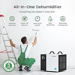 Waykar 70 Pint Energy Star Crawl Space Dehumidifier