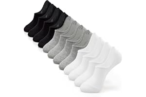 IDEGG No Show Socks Men Low Cut Ankle Short Socks for Men Casual Athletic Socks with Non-Slip Grip