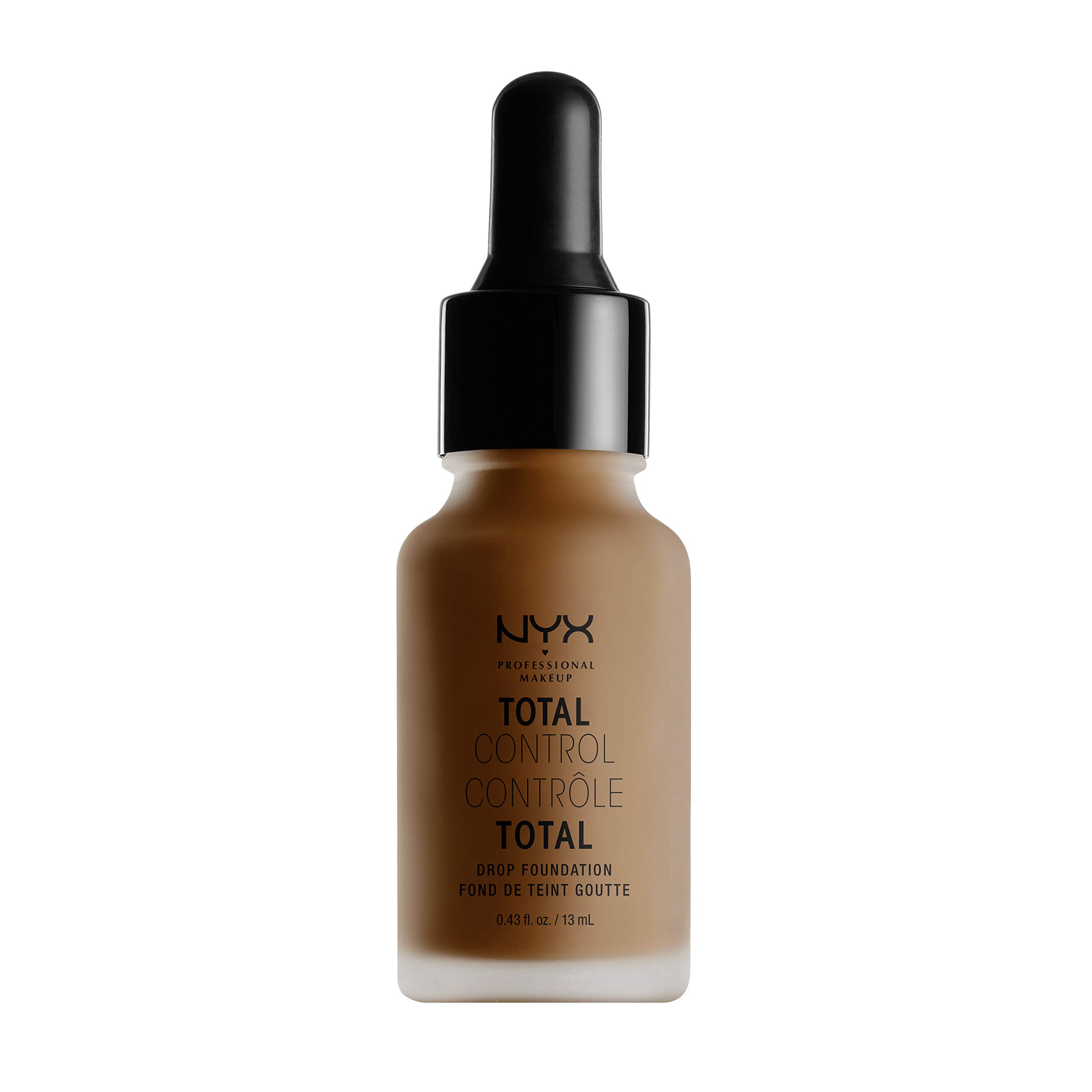 NYX Professional Makeup Total Control Drop Foundation, Precise Dosage, Buildable Coverage, Long Lasting, Vegan Formula, Matte Finish, Shade: Deep Cool — image 1