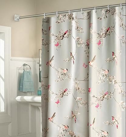 Amazon Com Mytodo Rich Birds Printing Shower Curtain Waterproof