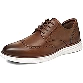 MERIDOS Men's Dress Sneakers Lightweight Casual Business Wingtip Oxford Shoes