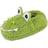 KAKU NANU Toddler Kids Slippers Cute Animal Cartoon Shoes Girls Boys Warm Fleece Winter Household Slippers