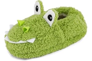 KAKU NANU Toddler Kids Slippers Cute Animal Cartoon Shoes Girls Boys Warm Fleece Winter Household Slippers