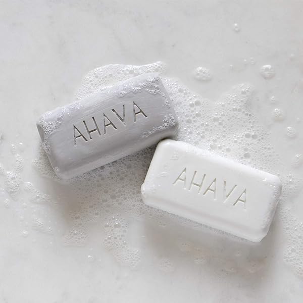 AHAVA PURIFYING DEAD SEA MUD SOAP, DUO SET – FACE & BODY CLEANSING BAR TO PURIFY SKIN, ENRICHED WITH EXCLUSIVE MINERAL BLEND OF DEAD SEA OSMOTER & DEAD SEA MUD, 6.8 OZ, PRODUCT APPEARANCE MAY VARY