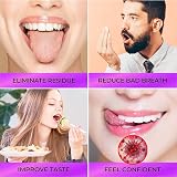 HouChanges Stainless Steel Tongue Scraper U Shape for Fresh Breath view 8