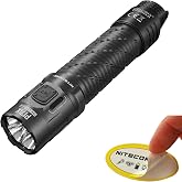 Nitecore P17iX Compact Tactical Flashlight, 5000 Lumen USB-C Rechargeable with 361 Yards Beam Distance, Customizable Controls, Pot, Flood &amp; Mixed Beams, Waterproof
