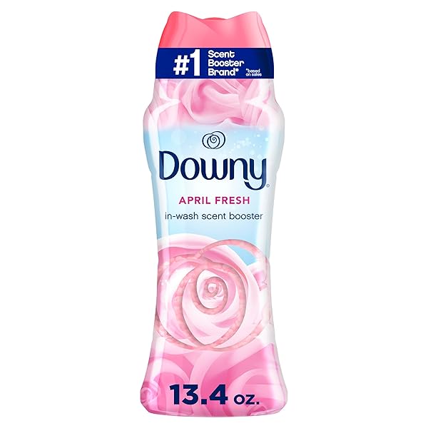 DOWNY APRIL FRESH IN-WASH LAUNDRY SCENT BOOSTER BEADS, 13.4 OZ, LAUNDRY SCENT BEADS, LONG-LASTING FRESHNESS