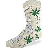 Good Luck Sock Men's Marijuana Socks, Adult