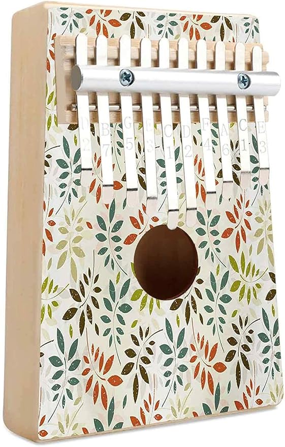 Amazon Com Musical Instrument Gifts Groovy Kalimba 10 Keys Thumb Piano Old Style Hippie Van With Dripping Rainbow Paint Mid 60s Youth Revolution Movement Theme Portable Mbira Finger Piano Music Gift For Kids