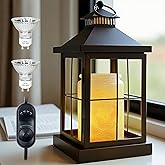 Candle Warmer Lamp with Timer,Lantern Warmer Compatible with 3 Wick Candles,Vintage Dimmable Lamp Candle Warmer Lantern Decor