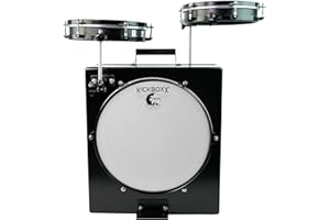 Toca Kickboxx Suitcase Travel Drum Set, Black (Gear Hero Exclusive)