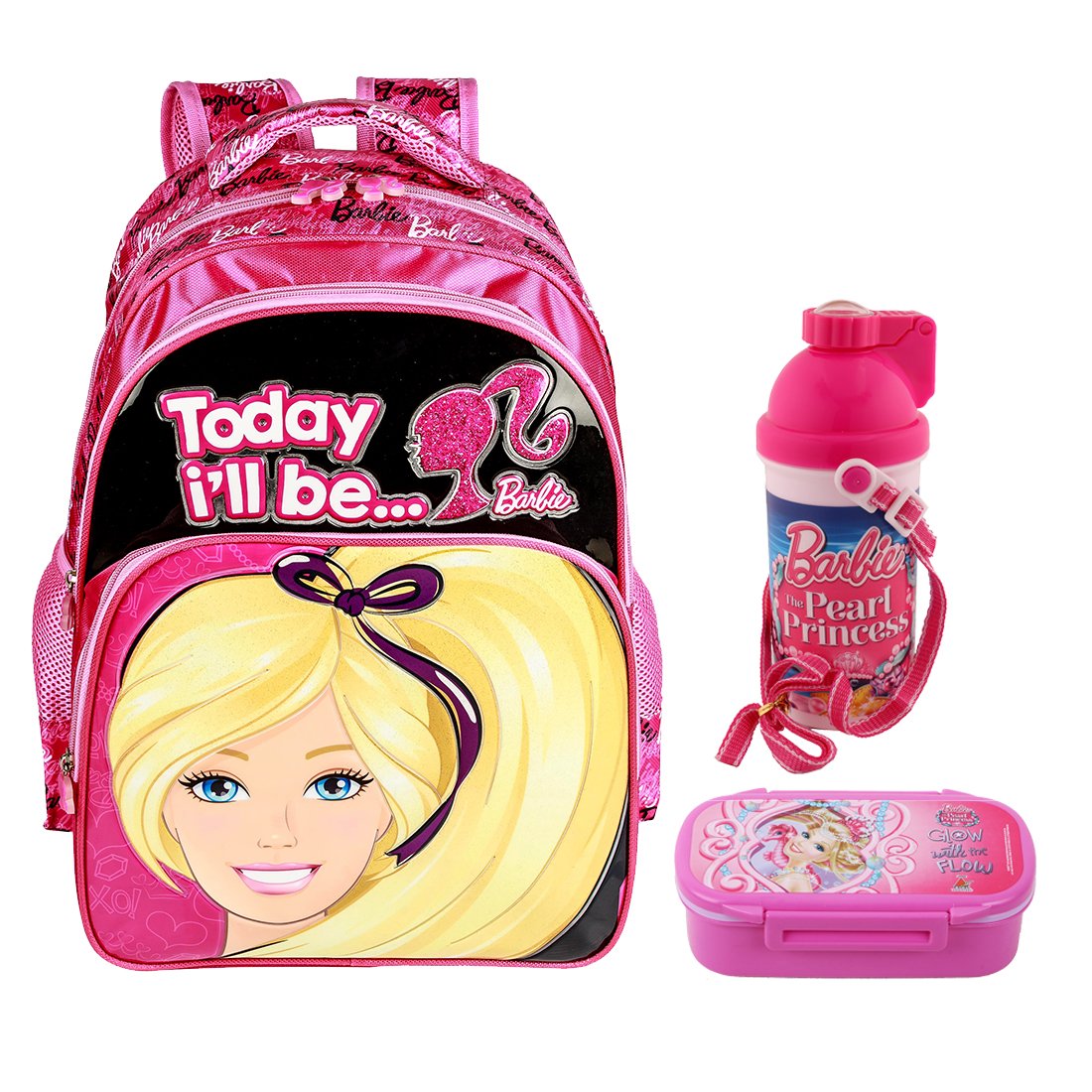 barbie backpack and lunchbox