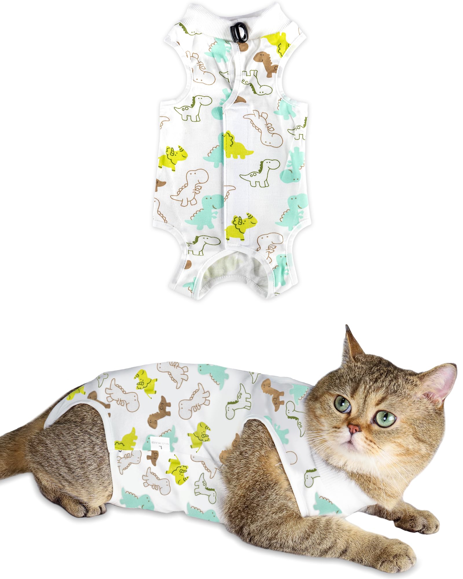Photo 1 of ANWA Cat Recovery Suit - Breathable Cat Onesie for Cats After Surgery Female, Kitten Surgery Recovery Suit Female Abdominal Wounds