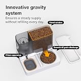 Vivo Technologies 2 in 1 Automatic Cat Feeder and Water Dispenser 3.8L Grey view 4