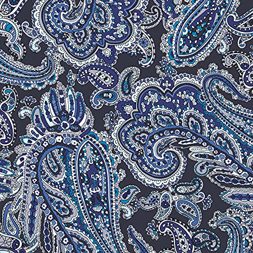 Vera Bradley Women's Fleece Plush Throw Blanket, Deep Night