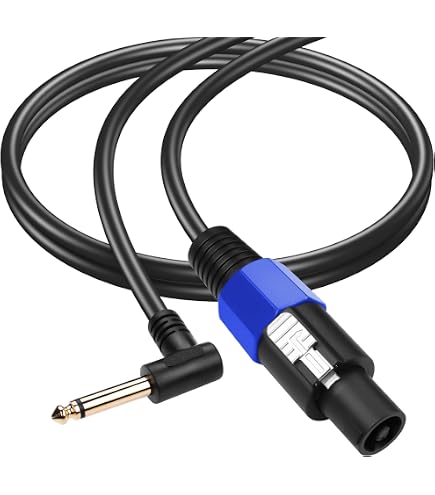 thumbnail image 2 of Technical Pro CQS-1225 25-Foot 12 Gauge Speaker Cable – 1/4" To Speakon, Pro Audio, Set Of 4 2 of 5
