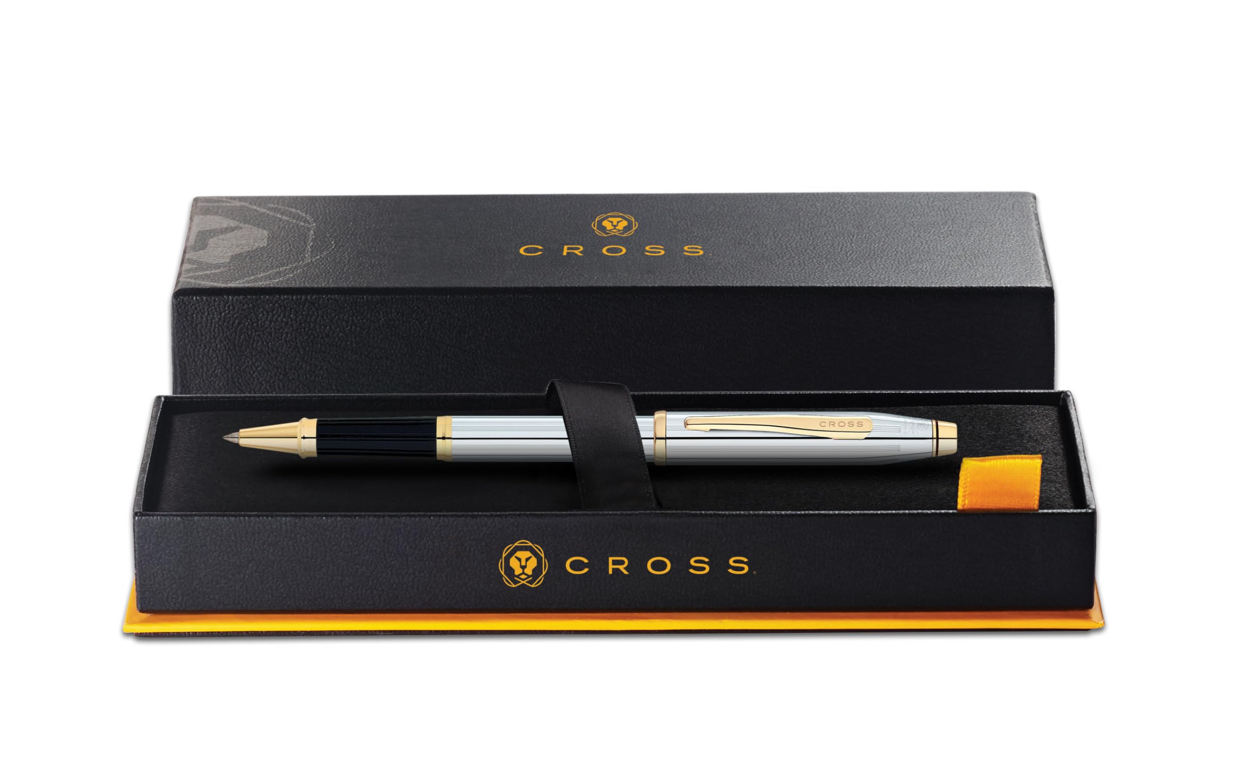 CROSS Century II Medalist Rollerball Pen with 23CT Gold-Plated Appointments incl. Luxury Gift Box – Refillable Rolling Ball Pen