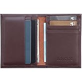 BELLVOLPE Slim Wallet Genuine Leather (Brown)