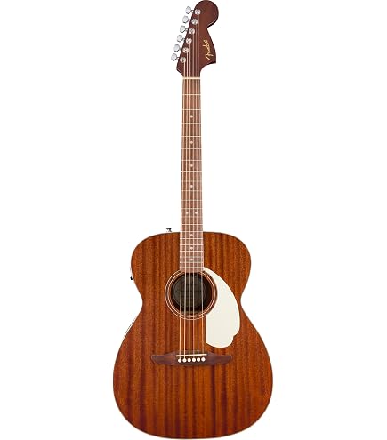 Amazon.com: Fender Malibu Player Acoustic Guitar, with 2-Year