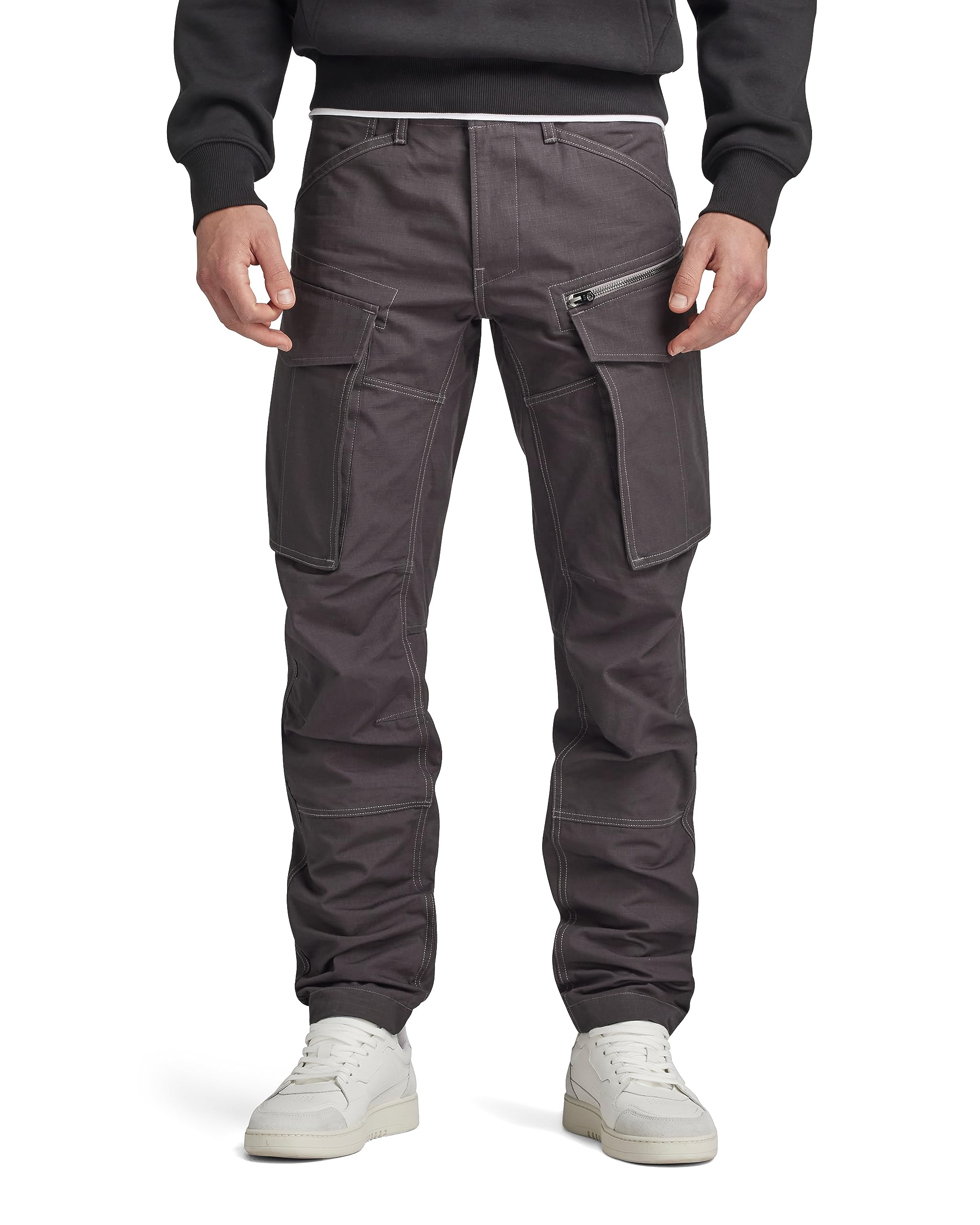 G-STAR Raw Men's Rovic Zip 3D Straight Tapered Fit Cargo Pants,Shadow,38W x 30L Image G-STAR Raw Men's Rovic Zip 3D Straight Tapered Fit Cargo Pants,Shadow,38W x 30L Image