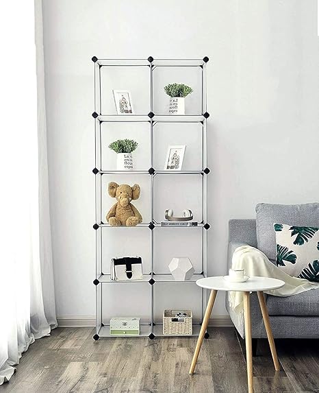 House Of Quirk 10 Cube Diy Shoe Rack Storage Drawer Unit Multi Use