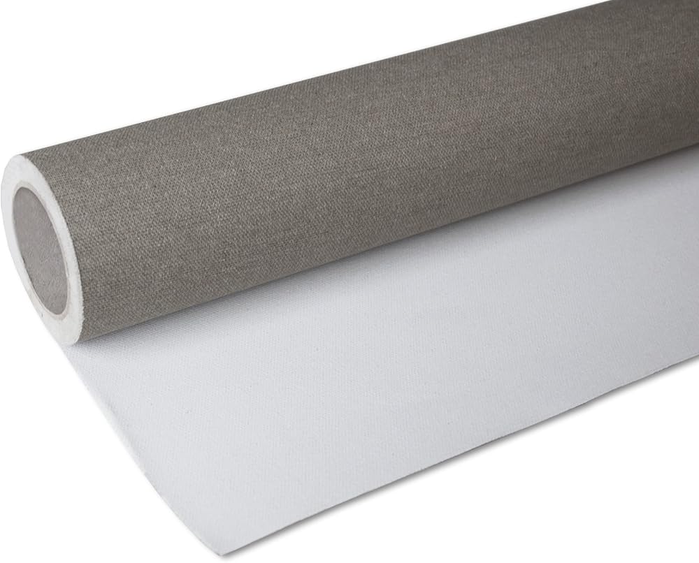 Arte & Arte 7179 Roll of Canvas 100% Cotton White H 105 cm L 10 m