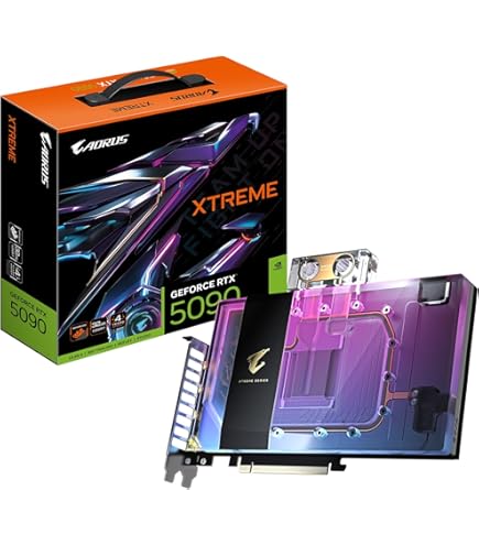 Amazon.com: Gigabyte AORUS GeForce RTX 5090 Xtreme WATERFORCE 32G