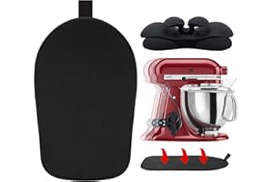 Sliding Mat for Kitchenaid Stand Mixer Slider Mat with Bendable Cord Organizers for KitchenAid 4.5-5 Qt Appliances Coffee Air