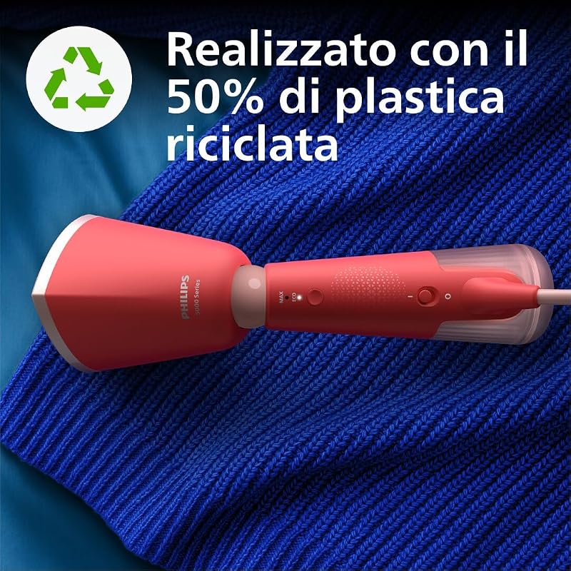 5000 Ferro da Stiro Verticale a Vapore Portatile, 24 g/min, 1300W — foto 6 di 8