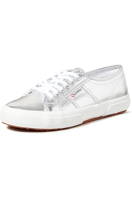 superga silver trainers uk