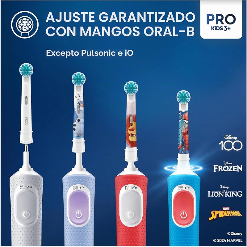 Kids Cabezales de Recambio Originales para Niños +3 Años, Pack de 8